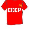 Футболка детская СССР (размеры: 9-10 лет, цвет красный)