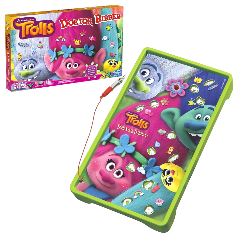 Детская игра Trolls Doktor Bibber от Hasbro Gaming, для детей от 6 лет
