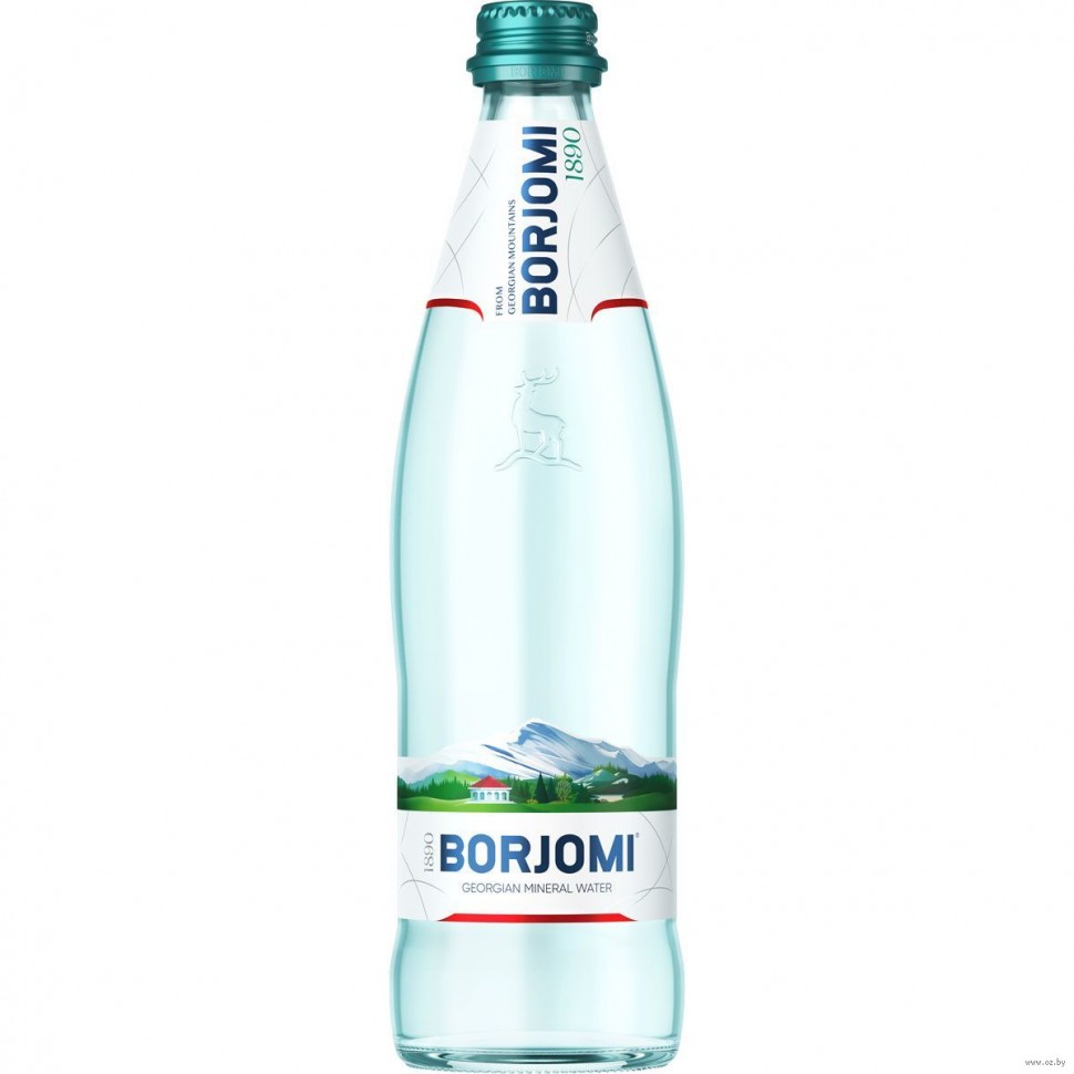 Água mineral "Borjomi" 0,5 l