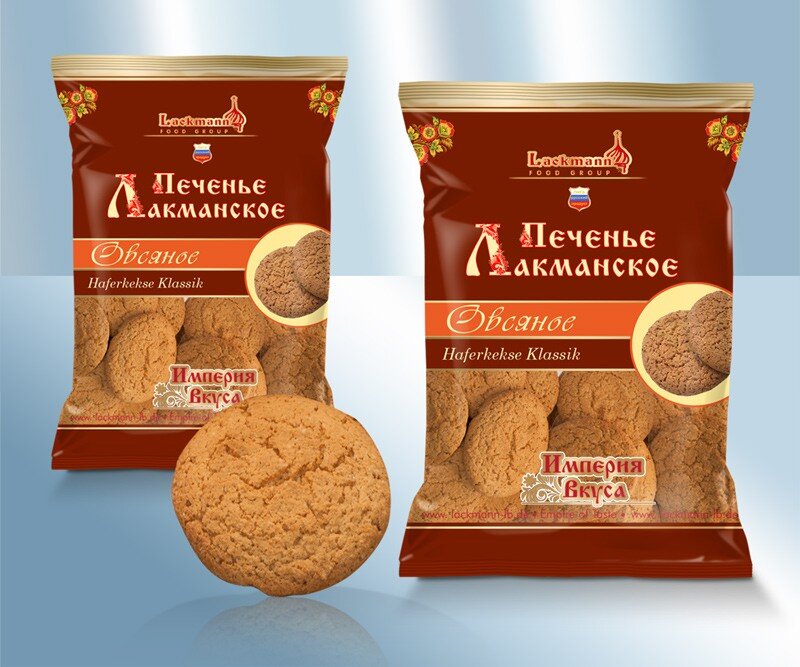 Doce russo. Biscoitos de aveia, 350 g