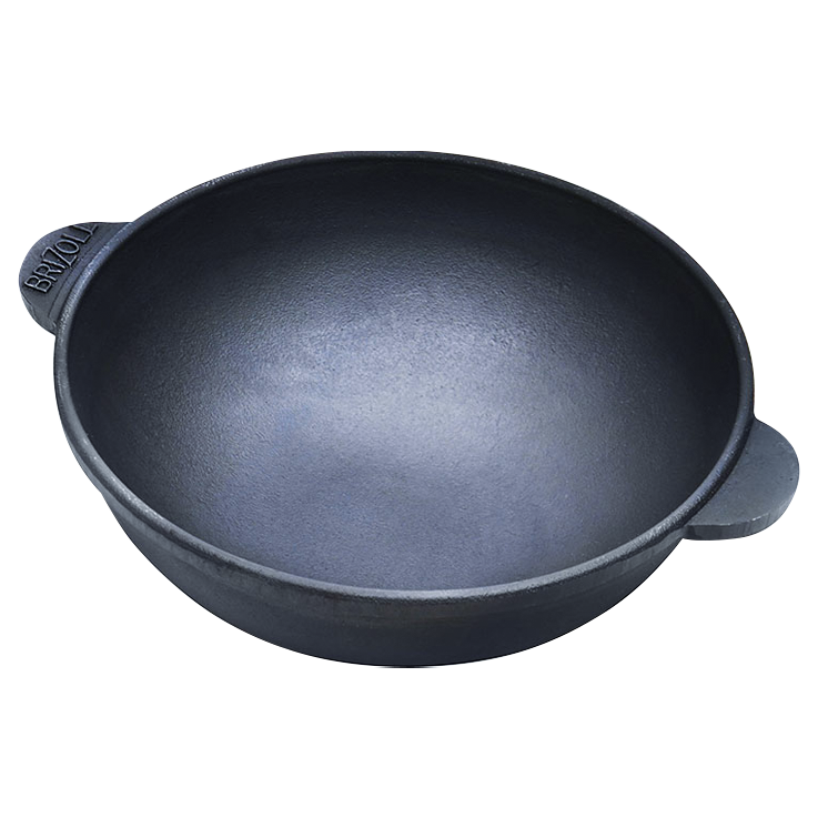Сковорода-Вок из чугуна "Brizoll" HW18, 18 х 6 см