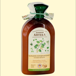 Bálsamo condicionador anticaspa ''Farmacia Verde'' 300 ml, com botões de bétula e óleo de mamona.