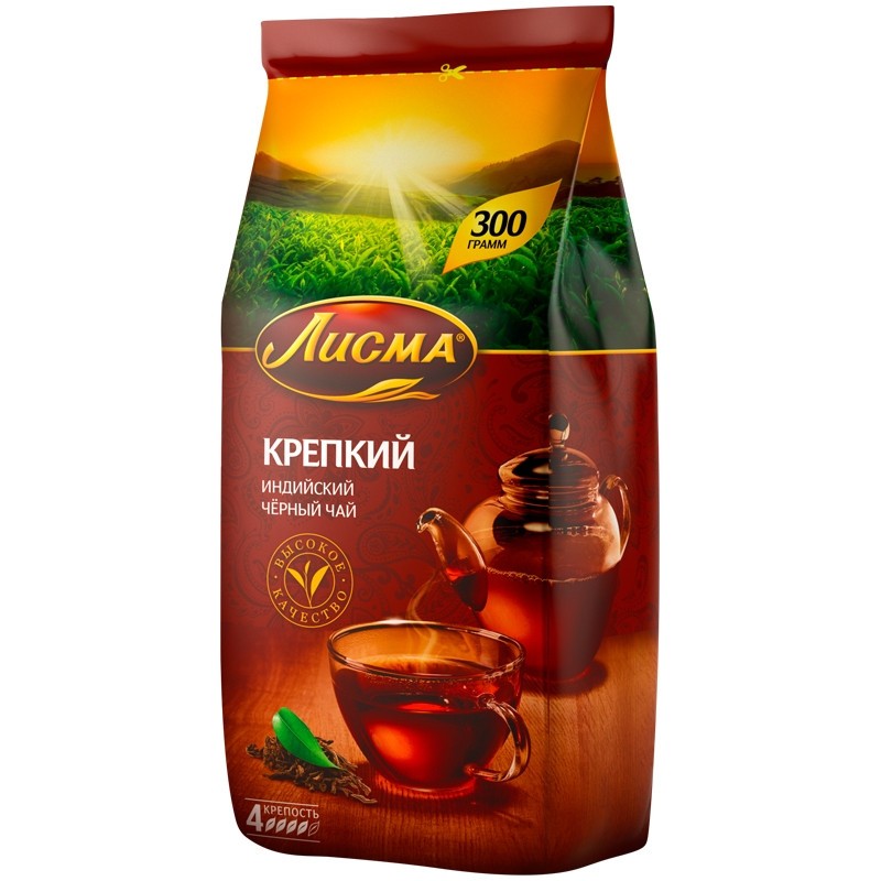 Чай черный листовой "Лисма", 300 г